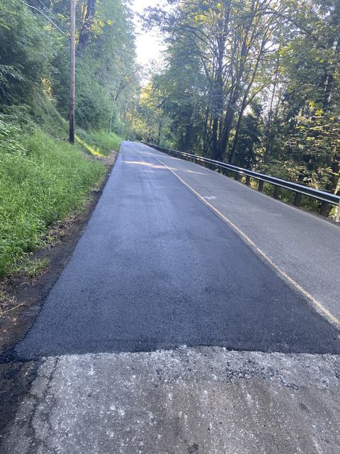 City streets in Bothell, WA: asphalt patching (photo 1)