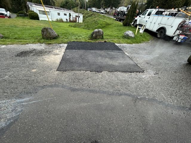 Manufactured home community in Bremerton, WA: asphalt patching (photo 3)