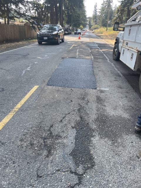 City roadways in Lakewood, WA: roadway patching (photo 3)
