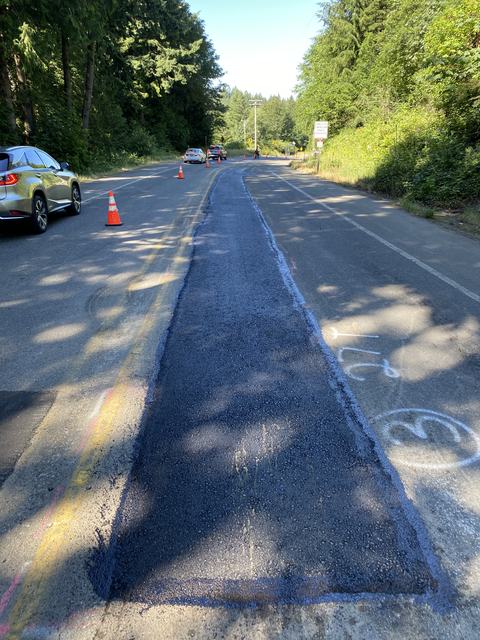 City streets in Port Orchard, WA: asphalt repair (photo 2)
