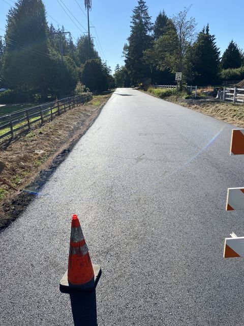 City streets in Woodinville, WA: water main trench restoration (photo 1)