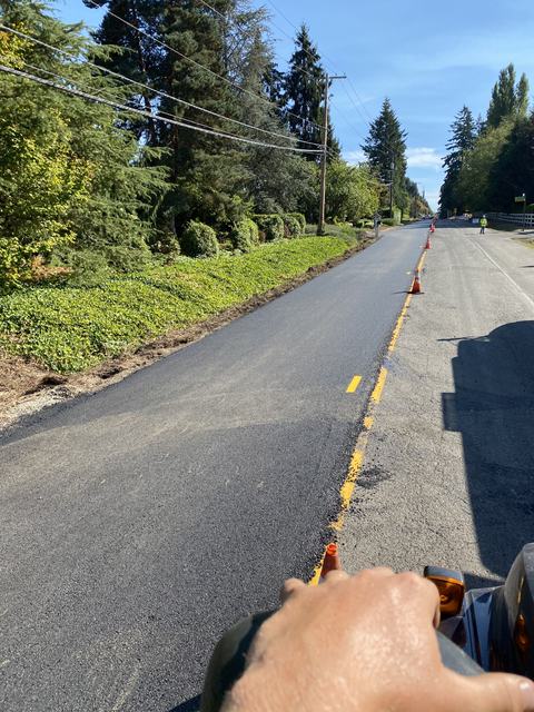 City streets in Woodinville, WA: water main trench restoration (photo 3)